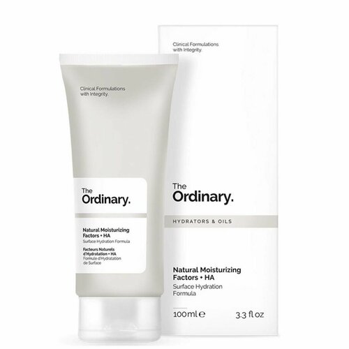 Увлажняющий крем с гиалуроновой кислотой TheOrdinary Natural Moisturizing Factors + HA , 100 мл с натуральным увлажняющим фактором