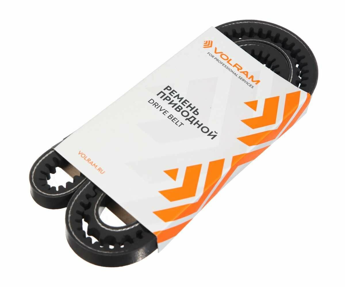 Ремень приводной Volram VR13444 клиновый зубчатый генератора аналог AVX13X1280 Gaz ГАЗ-3308 Садко, ПАЗ, ЗИЛ дв. ММЗ Д-245