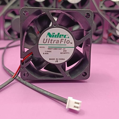 Вентилятор NIDEC UltraFlo 60x60х25 (0,64 A) 2 пин
