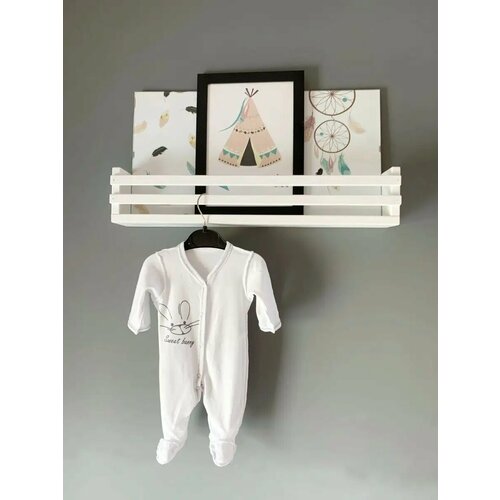 Полка настенная для кухни, доя ванной деревянная