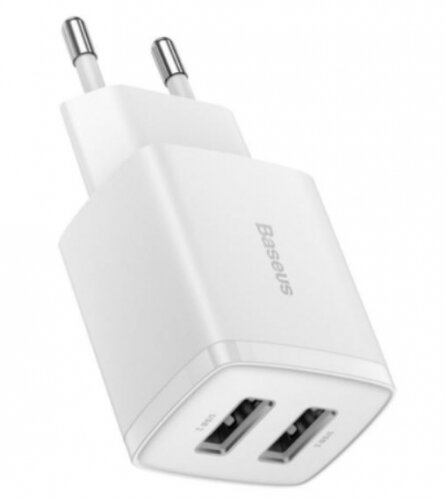 Сетевое зарядное устройство Baseus Compact Charger 10.5 Вт, EU, белый