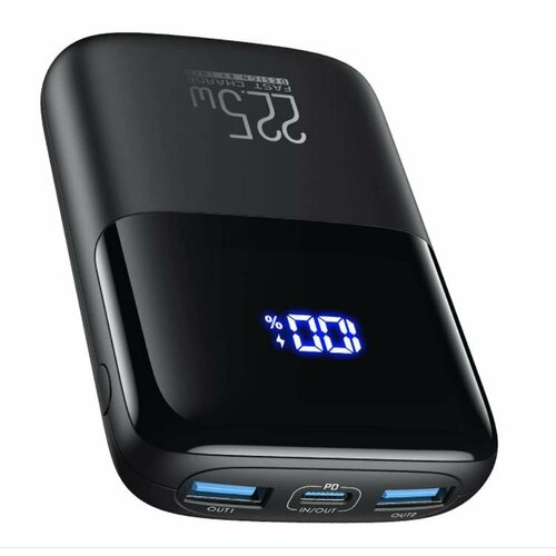 Портативный акб INIU Portable Charger 10000mAh Power Bank 2USB1USB-C 225W Black черный BI-B61 3590₽