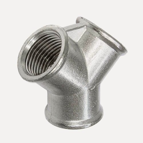 Изображение товара Фитинг тройник резьбовой Y-образный Y-1/2FFF для работы с жатым воздухом и жидкостью, Арт. 0557