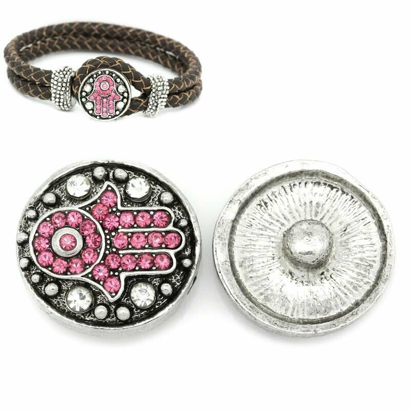 Кнопка "Хамса" розовая — фото 1