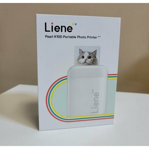 Протативный цветной фотопринтер Liene Portable Photo Printer K100 ZPP110 White 6590₽
