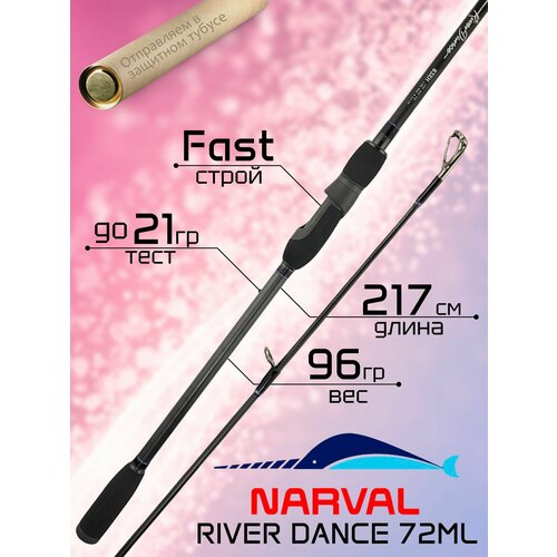 Спиннинг для рыбалки Narval RIVER DANCE 72ML 2.17м до 21гр Fast