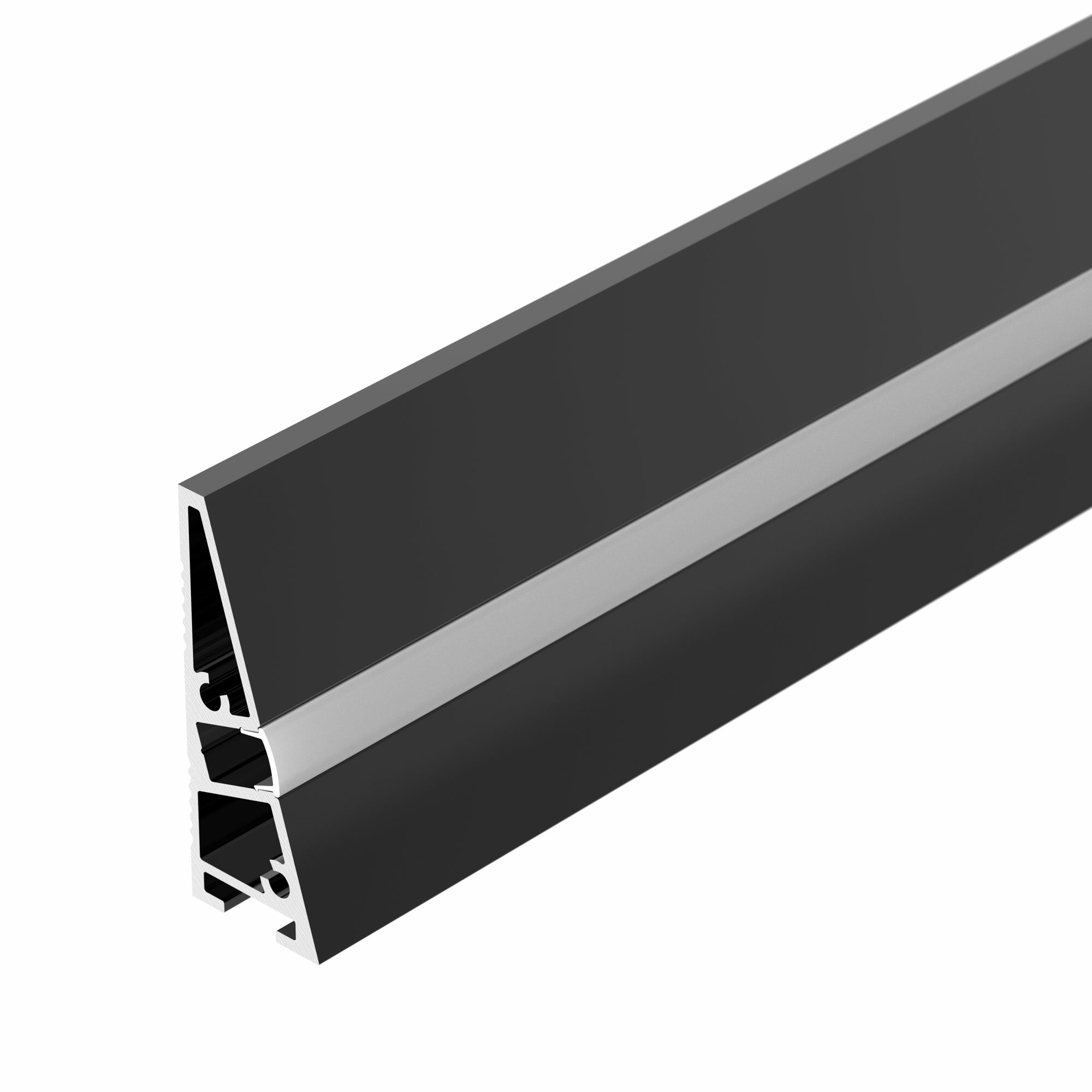 Arlight Профиль PLINTUS-H40-2000 BLACK (Arlight Алюминий) 2м
