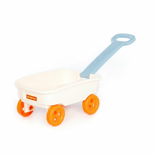 Тележка детская с ручкой для игры дома, в песочнице, саде и огороде/ Полесье