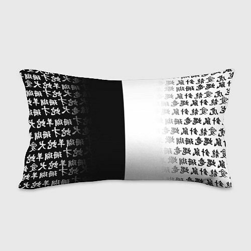 WALHALLA TEAM BLACK WHITE STYLE TOKYO REVENGERS Прямоугольная подушка — фото 1