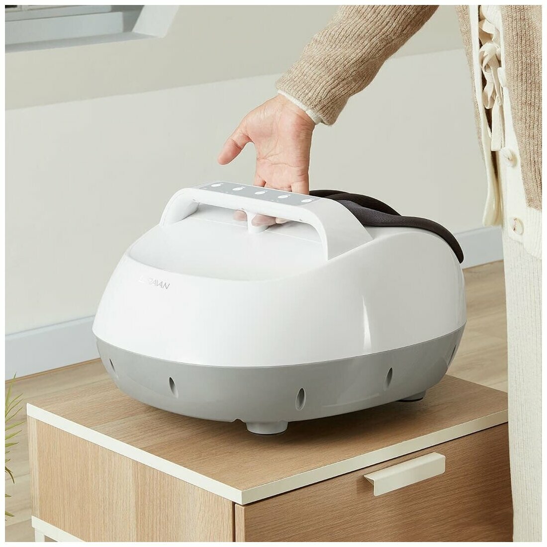 Массажер для ног Xiaomi Leravan Foot Kneading Massage Machine (LJ-ZJ008) - фото №2
