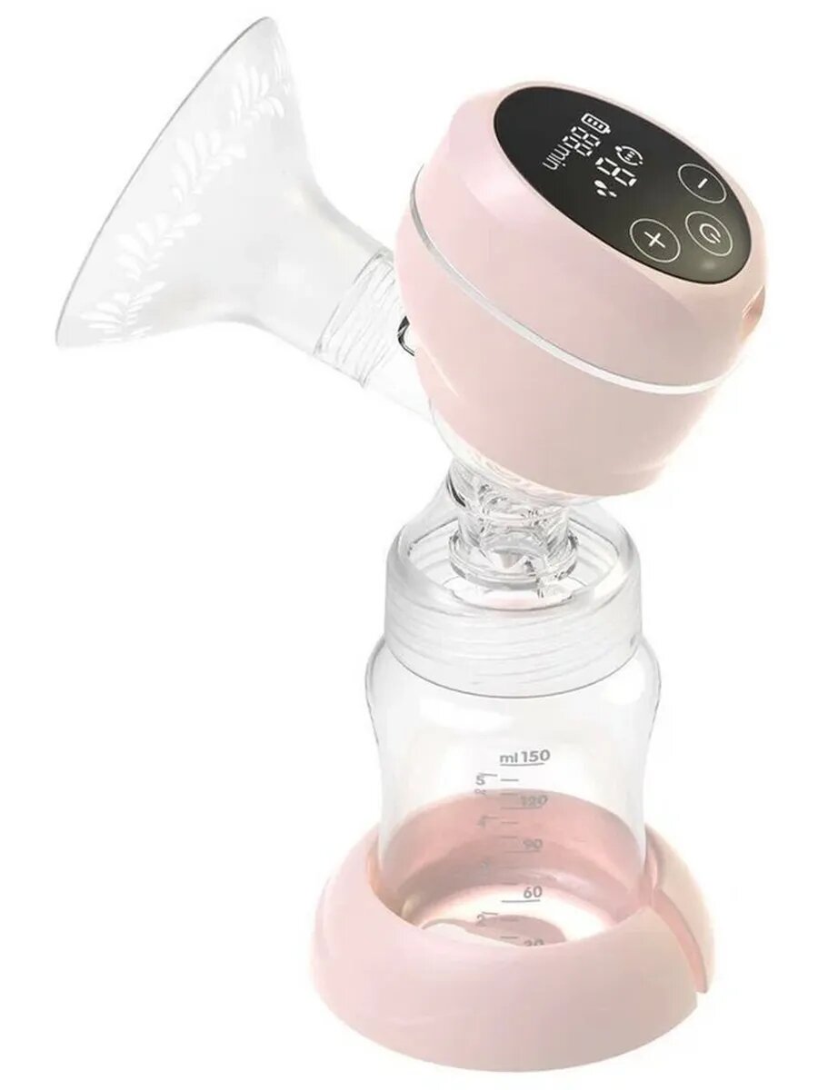 Электрический молокоотсос с бутылочкой для удобства
