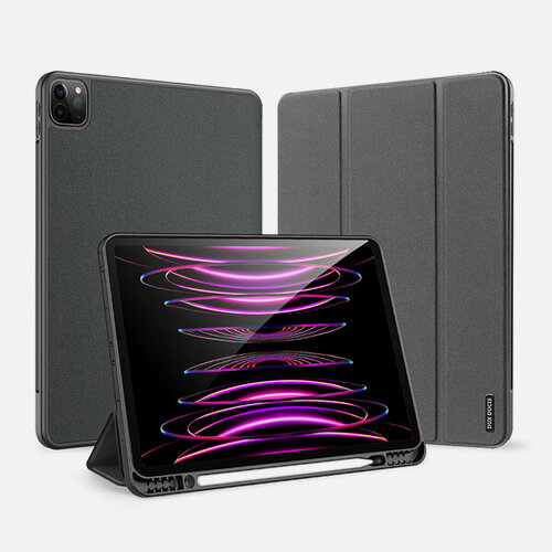 Изображение товара Чехол-книжка Dux Ducis для iPad Pro 12.9 (2018/2020/2021), Domo series, черный