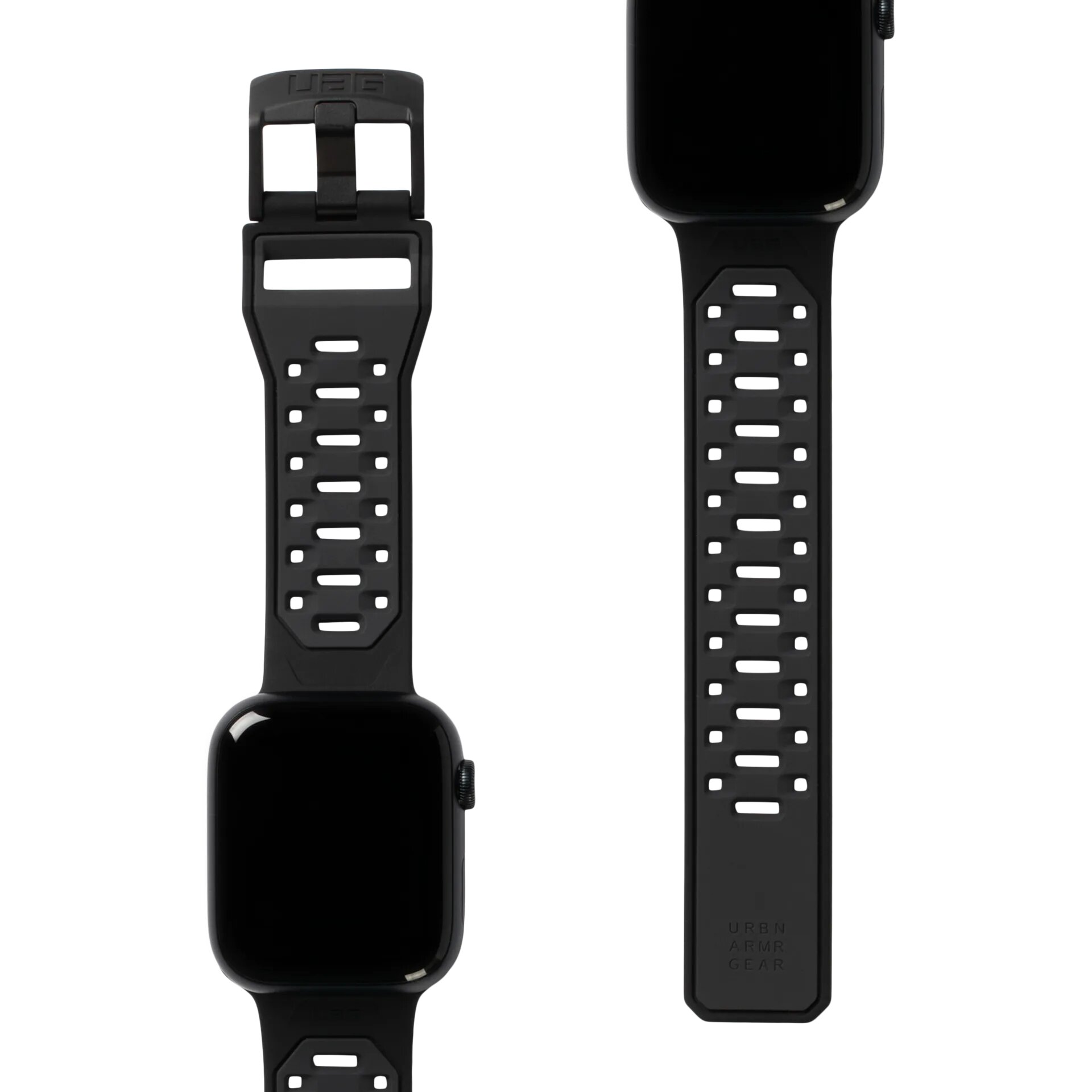Ремень силиконовый UAG Civilian Strap 2022  для Apple Watch 49 45 44 42мм  цвет серый  Graphite 
