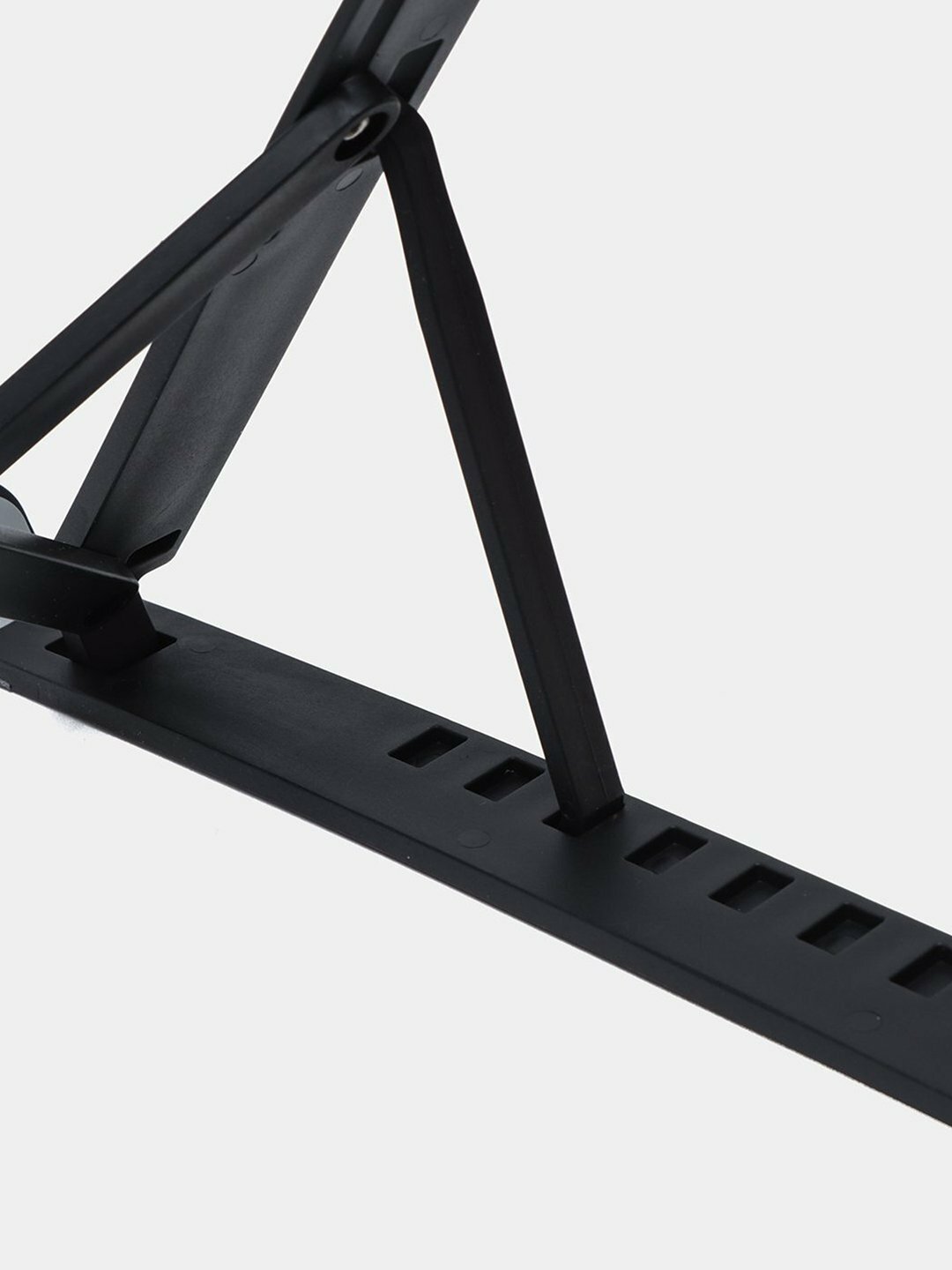 Подставка для планшетов, алюминиевая, с упором, регулируемая высота — фото 1