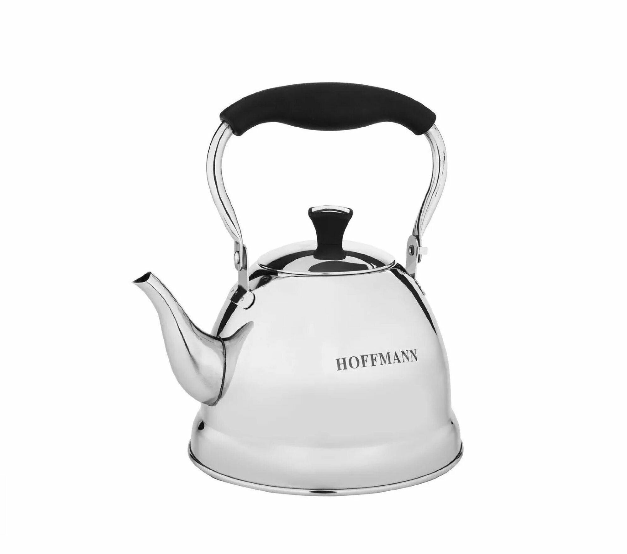 Чайник Hoffmann HM 55205, нержавеющая сталь, зеркальный, 1 л