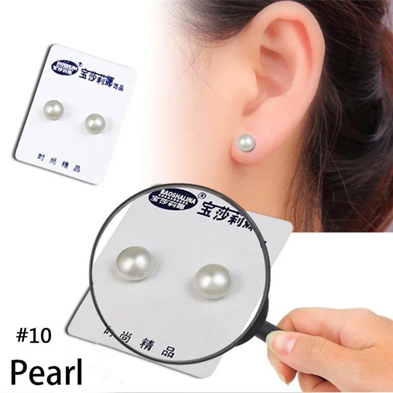 Магнитные серьги Janedream для похудения Pearl Женский