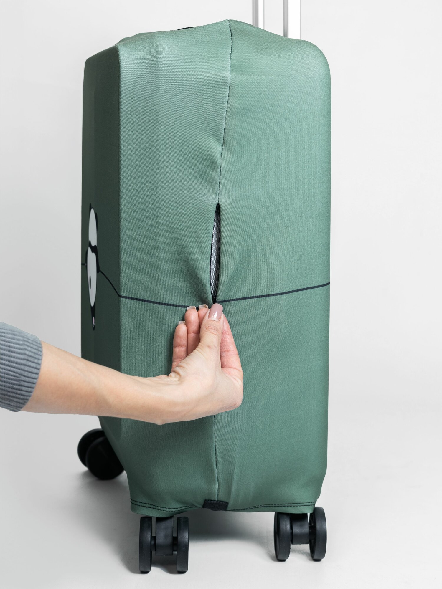 Чехол для чемодана Twinkle, размер S, зеленый — фото 1