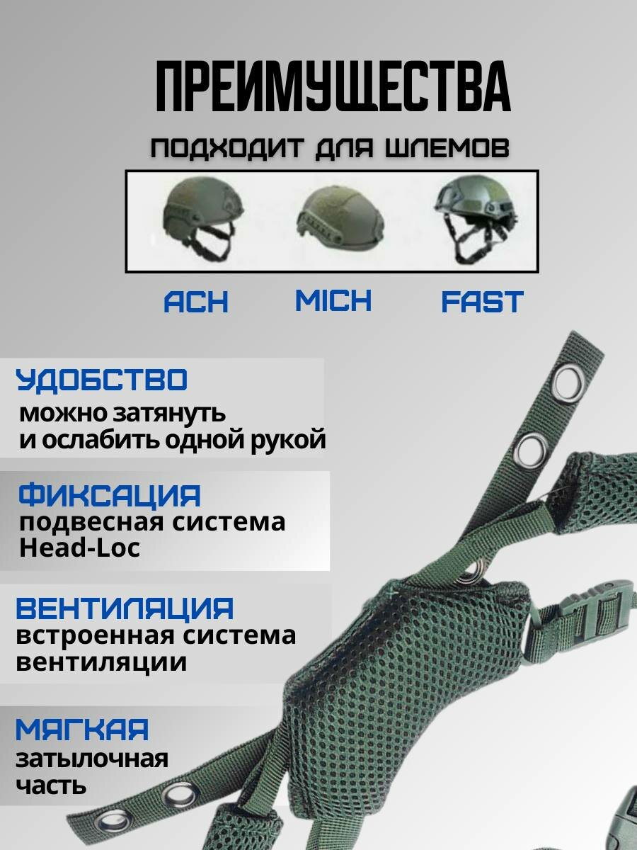 Подвесная подтулейная система "Team Wendy" для тактического шлема — фото 1