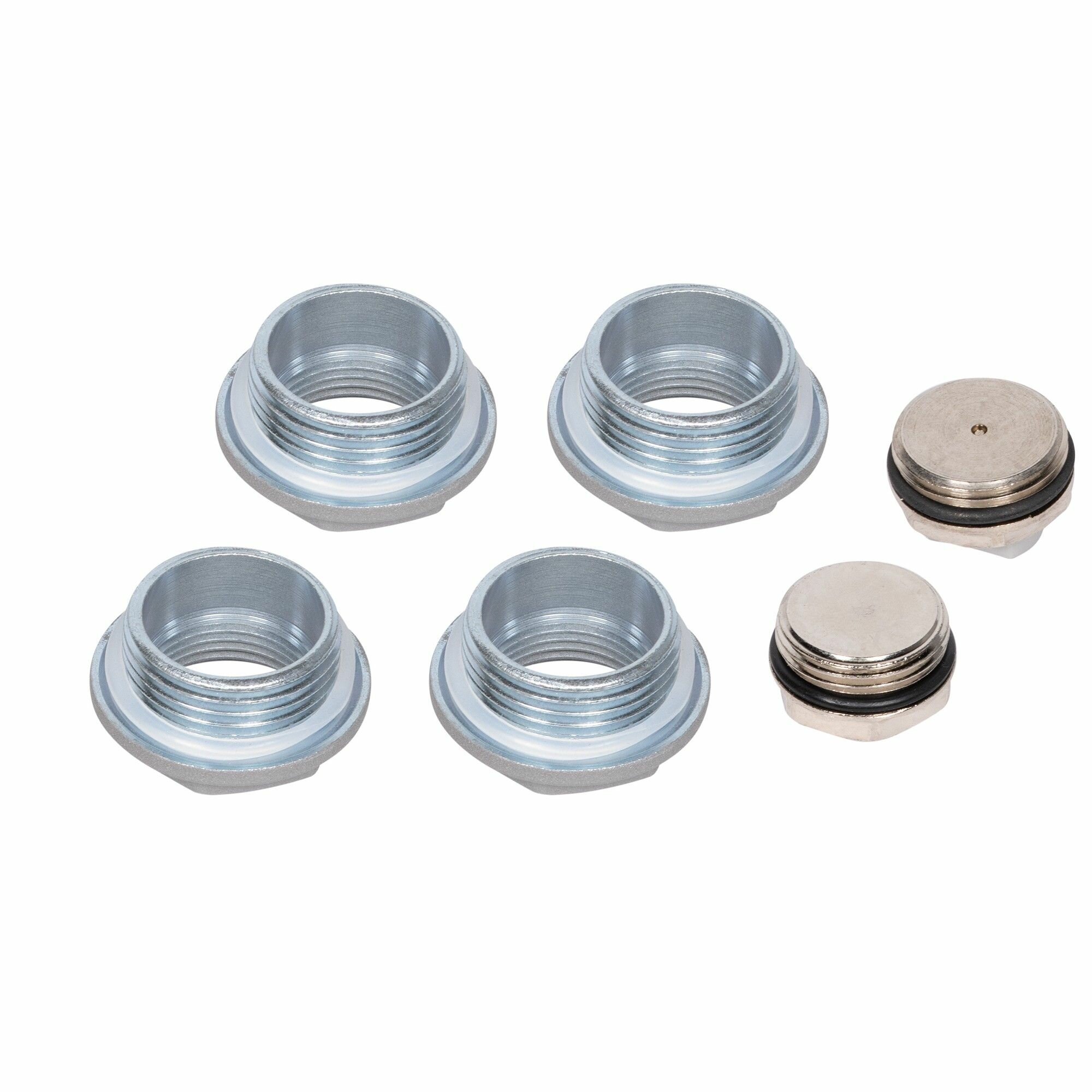 Монтажный комплект для радиаторов Royal Thermo 1"x3/4" сталь серый - фото №2