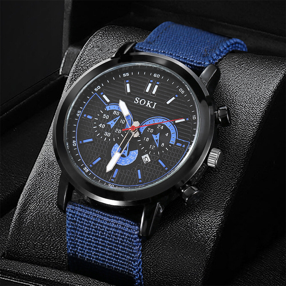 Наручные часы, синий — фото 1