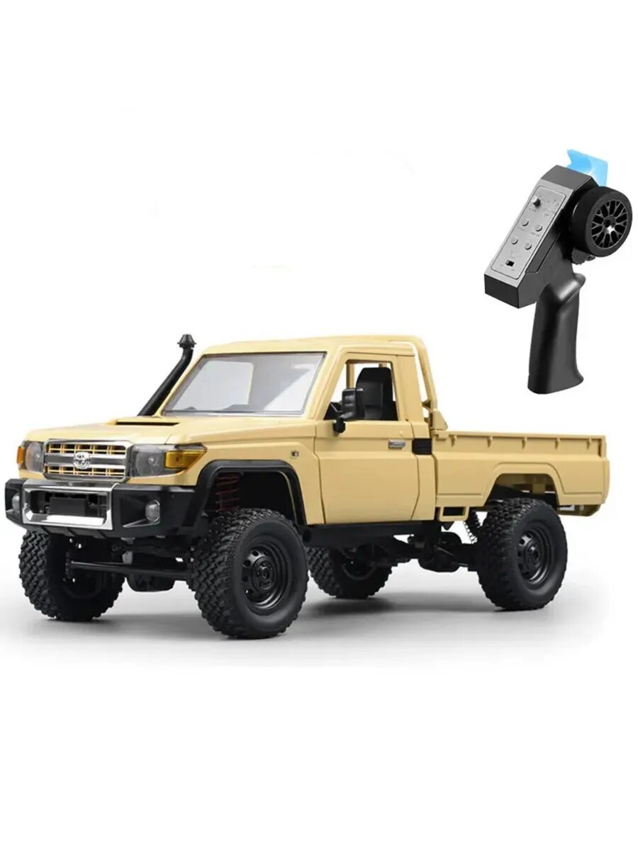 Радиоуправляемый внедорожник Land Cruiser MN Model MN-82 Yellow, 1:12, влагозащищенный