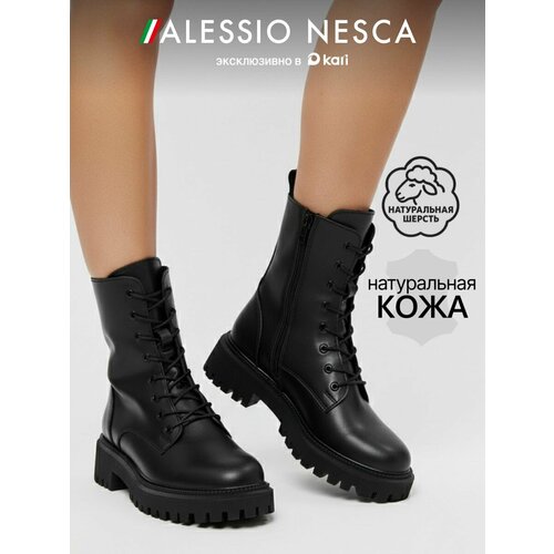 фото Ботинки alessio nesca зима 2026, размер 36, черный