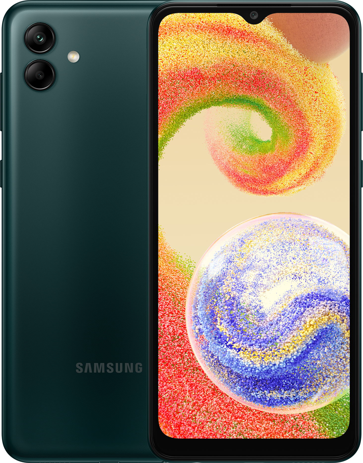 Смартфон Samsung Galaxy A04 4/64 ГБ, 2 SIM, зеленый