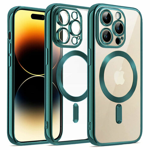 Чехол для iPhone 13 Pro Max Metal Magnet Case Marine Green чехол peak design mobile everyday loop case iphone 13 pro max