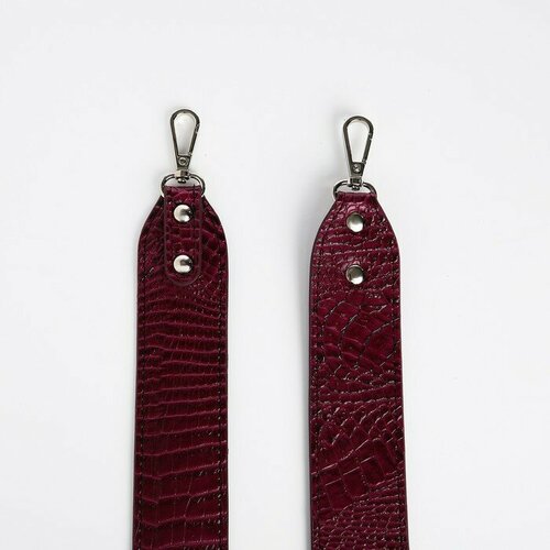 Ремень для сумки В-9, никель TEхTURA, 100 фиолетовый змея ремень натуральная кожа для женщин фиолетовый