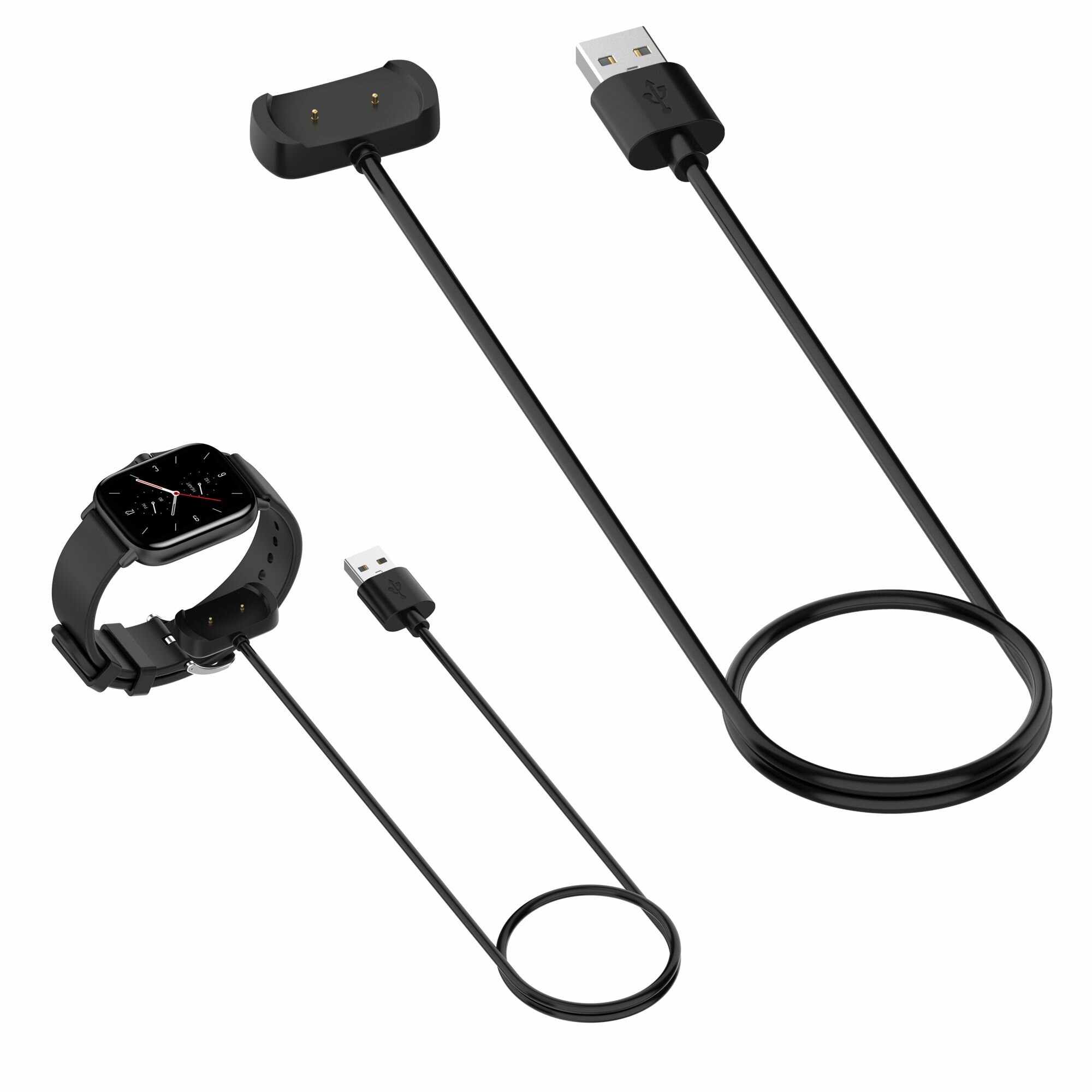 Зарядное USB устройство 1м для Huami Amazfit GTS 2e/GTR 2e/GTS 2 mini/Pop Pro