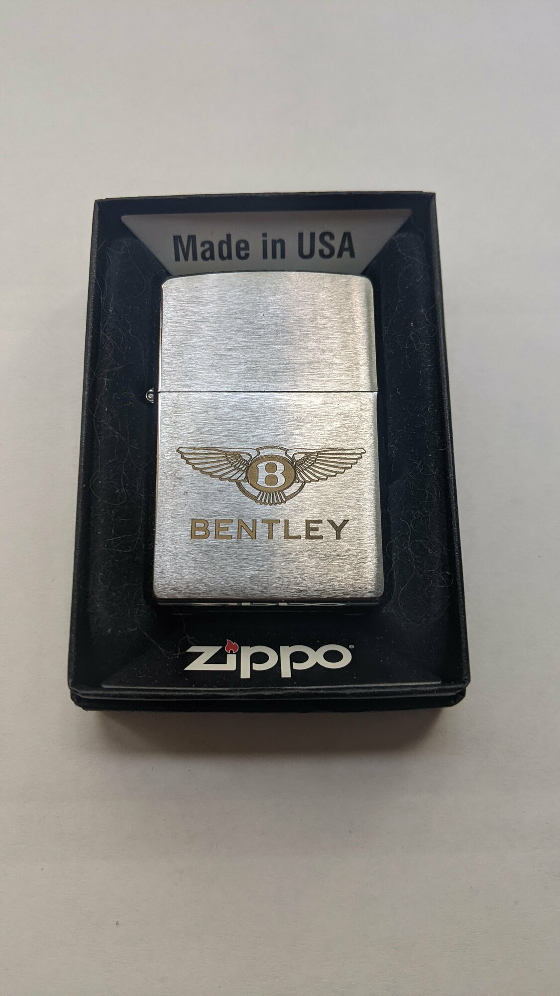 Зажигалка Zippo Classic латунь/сталь серебристый матовый - фото №19