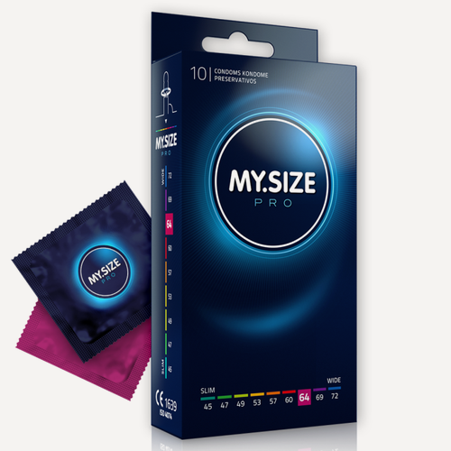 Изображение товара Презервативы MY.SIZE, гладкие, силиконовая смазка, увеличенные, 10шт