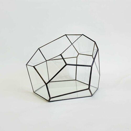 Флорариум геометрический Стоун Severinside 18x18x15 см
