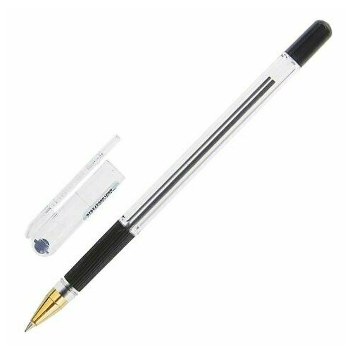 Ручка шариковая масляная с грипом MUNHWA 