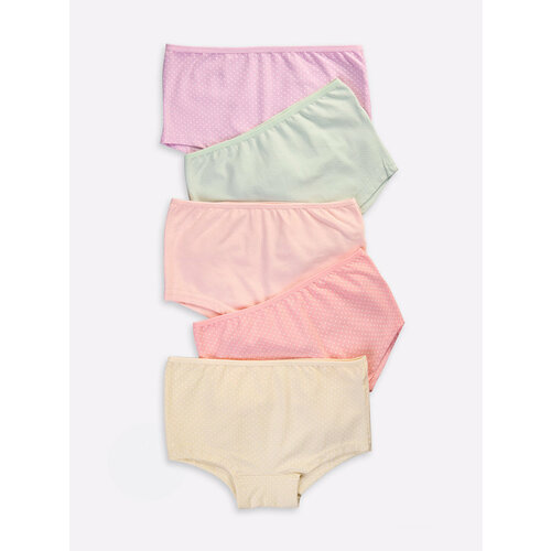 фото Трусы donella, 5 шт., размер 4-5, желтый, зеленый