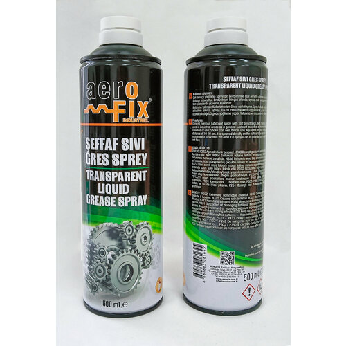 Прозрачный жидкий смазочный спрей AEROFIX