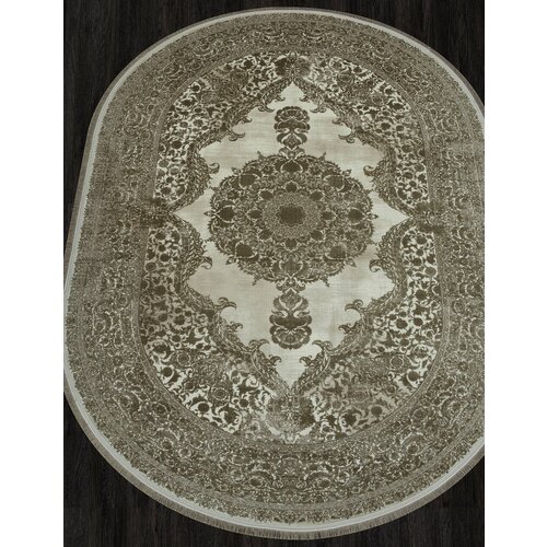 Ковер Iran Hadi 122217 000 Овал 1.5x2.25м