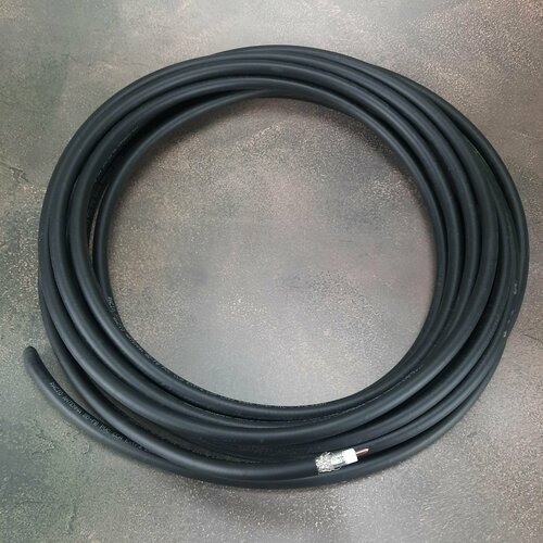 Коаксиальный ВЧ кабель Racio Antenna 8D-FB CCA PVC MIL-C-17D, 50 Ом, черный, 10 метров