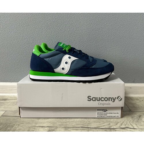 спортивная обувь saucony baby jazz для малышей серый розовый Кроссовки Saucony Jazz Original, полнота 10, размер 8.5US, синий, белый