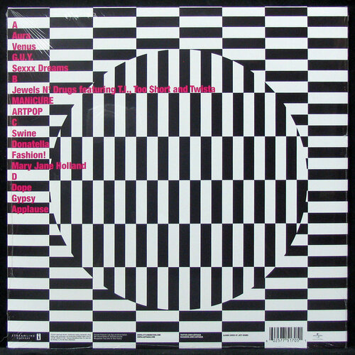 Виниловая пластинка Back To Black Lady Gaga Artpop 2LP 8810₽