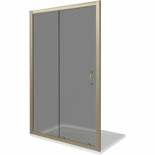 Душевая дверь в нишу Good Door Jazze WTW-120-B-BR 120 профиль Бронза стекло тонированное