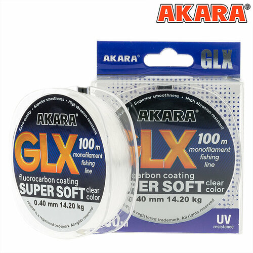 фото Леска akara glx super soft 100 м