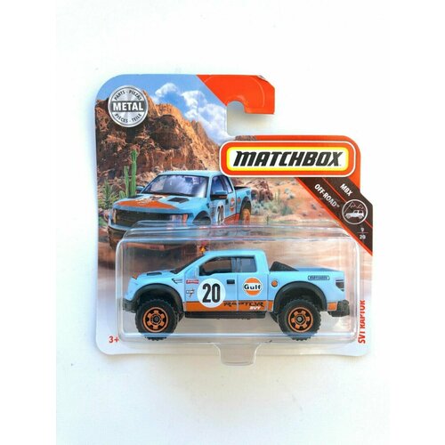 Машинка MATCHBOX '10 FORD F-150 SVT RAPTOR MBX Off-Road 9/20 FHK21 Mattel 2018