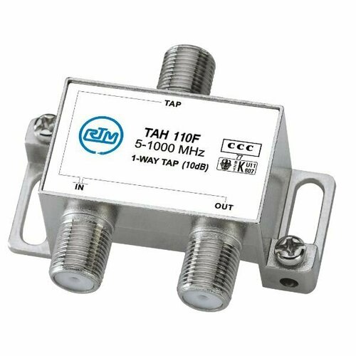 Направленный абонентский TAH 110F RTM ответвитель телевизионный ТАН на 1 отвод (5 - 1000 МГц)