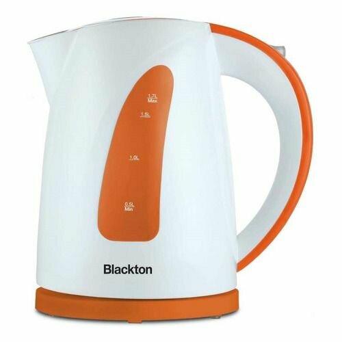Чайник электрический BLACKTON Bt KT1706P, 2200Вт, белый и оранжевый