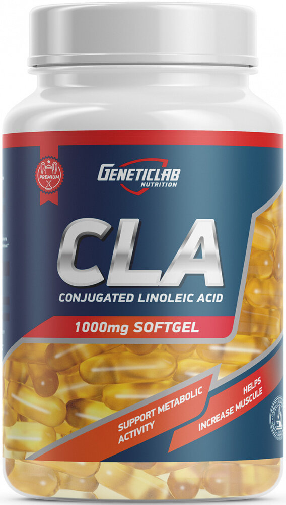 Стимуляторы похудения Geneticlab Nutrition CLA (60 капсул)