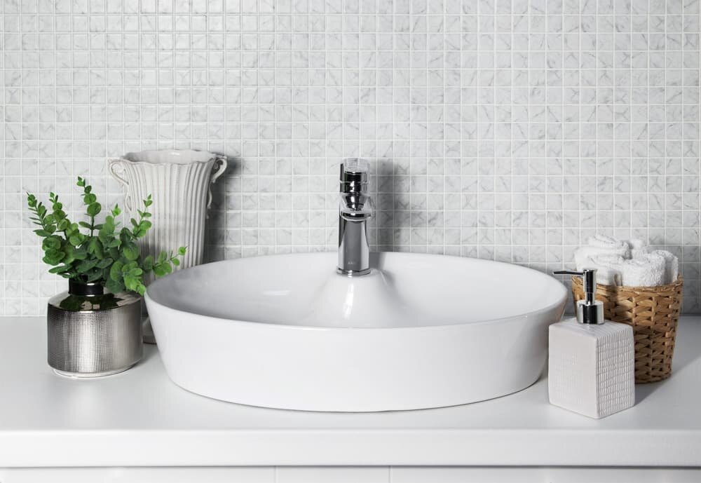 фото Мозаика стеклянная для бассейна на сетке чип 25x25 Marbles 4300 Vidrepur 317х317/4, упаковка 10 листов / 1 кв. м