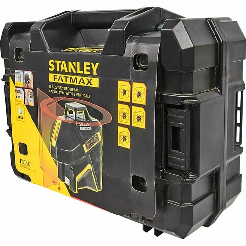 Уровень лазерный / нивелир Stanley Fatmax SLR-2V , кейс модуль системы TSTAK уровень лазерный stanley fatmax slr 2v 20 м