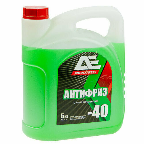 Антифриз зеленый -40 G 11 GREEN AUTOEXPRESS 5кг титан-см