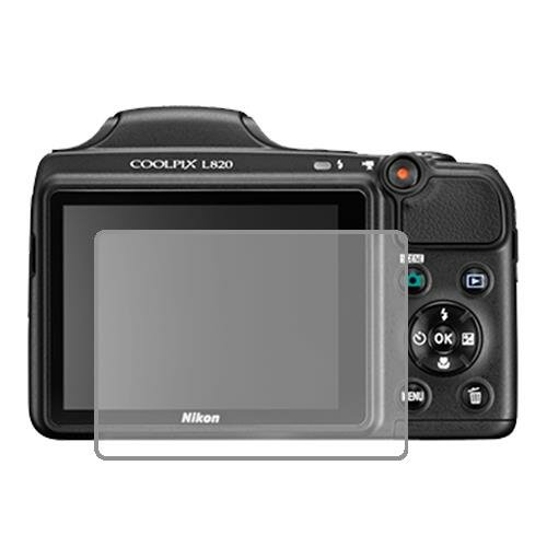 Nikon Coolpix L820 защитный экран для фотоаппарата Гидрогель Прозрачный (Силикон)